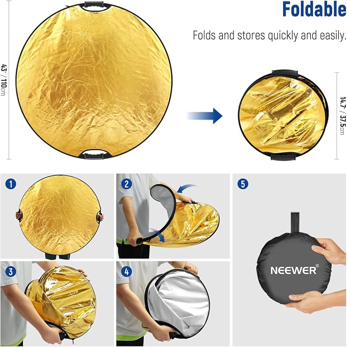 NEEWER 43"/110cm Light Reflector - Image 7