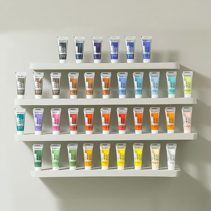 MEEDEN Acrylic Paint Vermilion Hue: Bundled - 100ml/3.38oz x 2 Bulk Heavy Body - Image 5