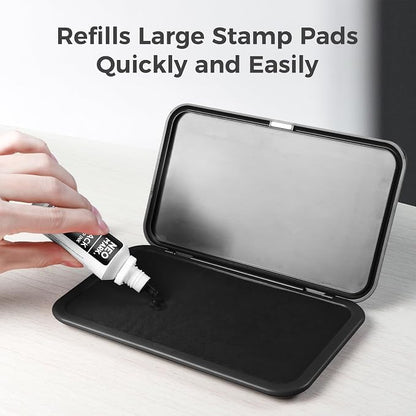 Premium Stamp Ink, Quick-Drying and AP-Certified Non-Toxic Refill Ink - Image 7