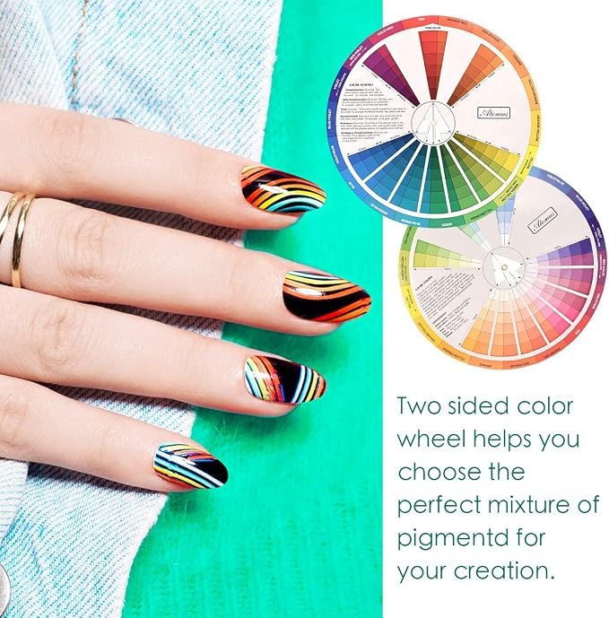 Creative Color Wheel, Paint Mixing Learning Guide Art Class Teaching Tool - Image 4