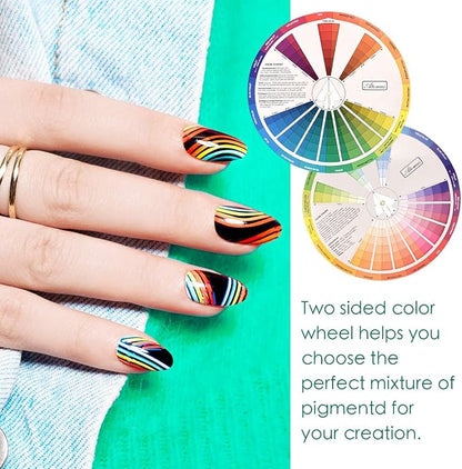 Creative Color Wheel, Paint Mixing Learning Guide Art Class Teaching Tool - Image 4