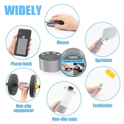 Rubber Grip Tape, Ultra-Thin Strong Adhesive Anti-Slip Waterproof Heat - Image 6