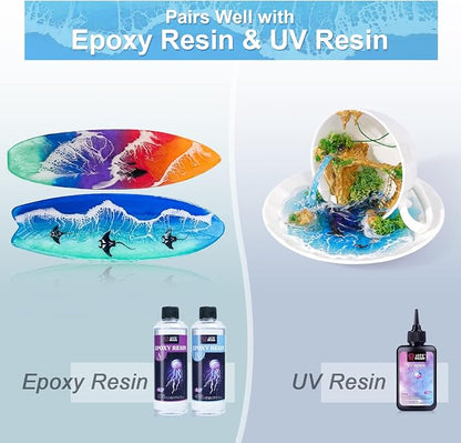 LET'S RESIN Ocean White Epoxy Resin Pigment 167g/5.89oz, High Concentrated Paste - Image 3