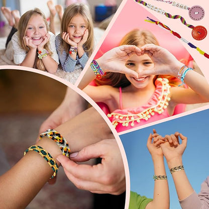Friendship Bracelet Making Kit for Girls, Arts and Crafts Bracelets String - Image 5