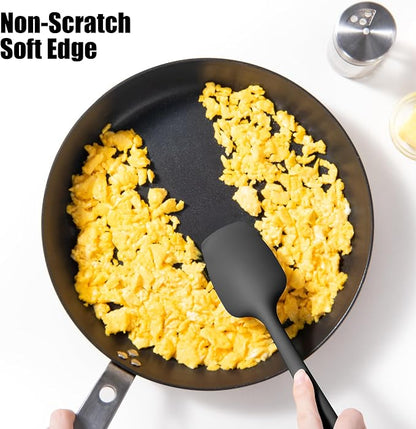 Heat Resistant Silicone Spoon Spatula, Doosu 600°F High Temp Flexible Cooking - Image 4