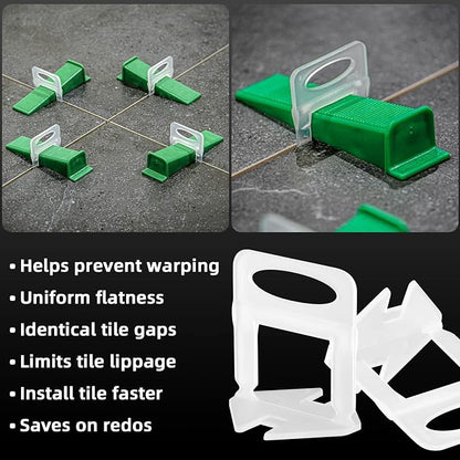 1/16” Tile Leveling System Spacers 2000 PCS Tile Leveling Clips Kit Prevent - Image 4