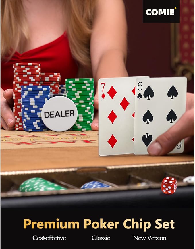 Poker Chips with Numbers, 11.5 Gram Poker Set - Image 3