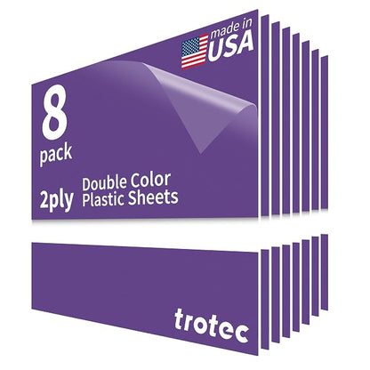 Trotec TroLase | 12"x12"x1/16", Guillotine | Made in USA by TrotecEngravingSupplies