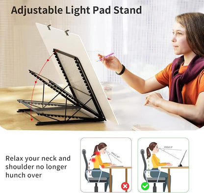 ARTDOT A2 LED Light Pad for Diamond Painting USB Powered Light Board Kit - Image 4