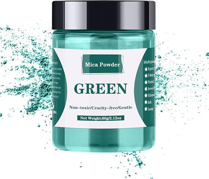 Mica Powder - 60g Mica Powder for Epoxy Resin - Pearl Pigment Powder Dye for by LightStone