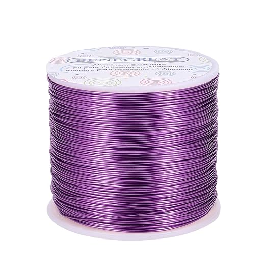 BENECREAT 20 Gauge 770FT Aluminum Wire Anodized Jewelry Craft Making Beading by BENECREAT
