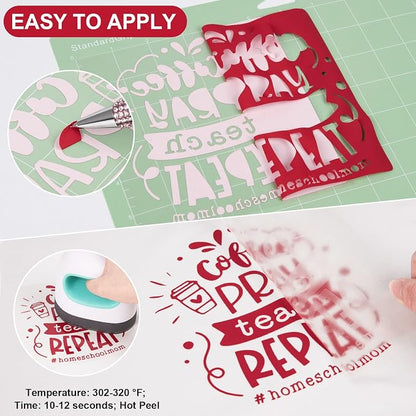VINYL FROG Heat Transfer Vinyl Roll HTV Vinyl - Image 3