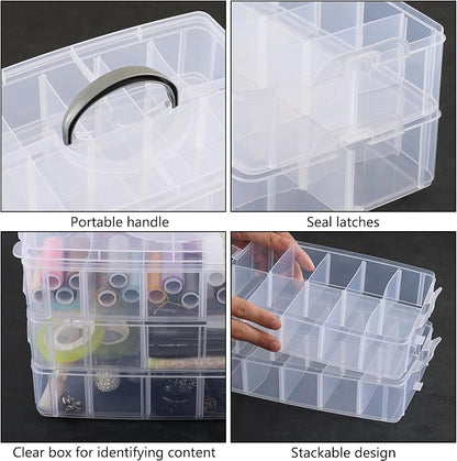 Zopnny 3-Tier Stackable Storage Container - Image 3