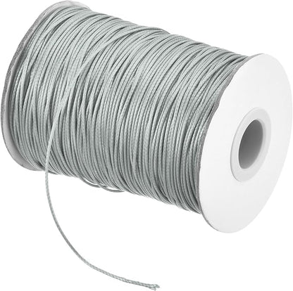 MECCANIXITY Waxed Cord 0.8mm Waxed Polyester Cord 175 Yard Wax String by MECCANIXITY