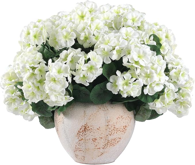 Hananona Artificial Geranium Flowers - Image 2