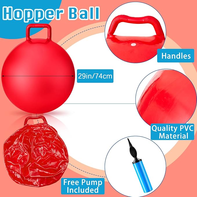 Lewtemi 3 Pcs 29 Inch Bouncing Ball - Image 2