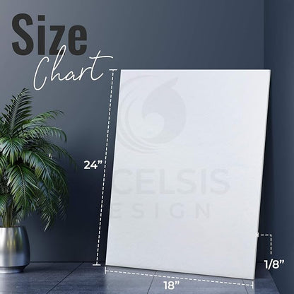 White Foam Board 18 x 24 x 1/8" Inch, 15 Pack Acid-Free Foam Core Poster Board - Image 2