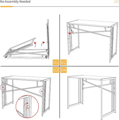 Lutown Teen Folding Computer Desk - Image 4