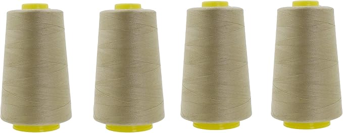 Mandala Crafts 4 Pack of Serger Threads Cones Spools by MandalaCrafts