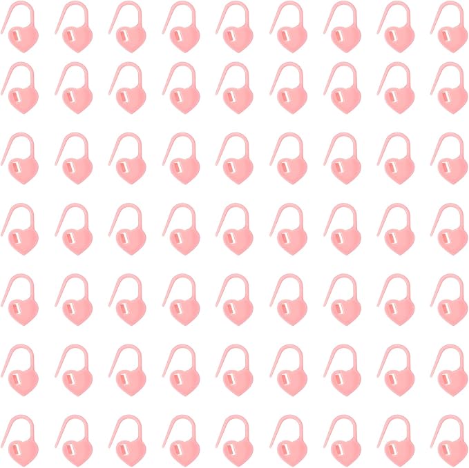 uxcell 400pcs Stitch Markers for Crocheting, Heart Shaped Crochet Marker Needle by uxcell