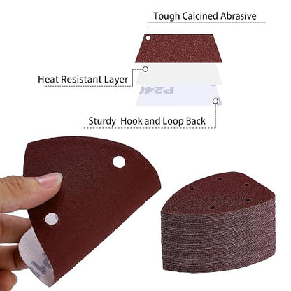 100-Pack Mouse Sandpaper for Mouse Detail Sanders, - Image 4