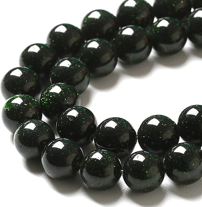 8MM 90pcs Natural Green Sandstone Energy Healing Beads Round Loose Beads - Image 4