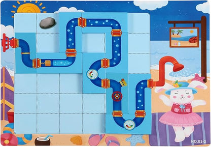 Logical Puzzle, Sequence Matching Game, by LewabovToys