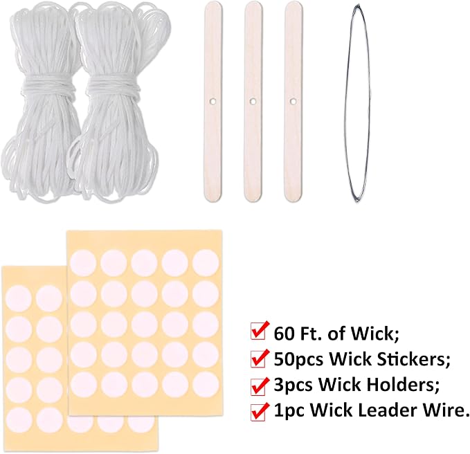 MILIVIXAY 3PCS Pillar Candle Molds - Image 4