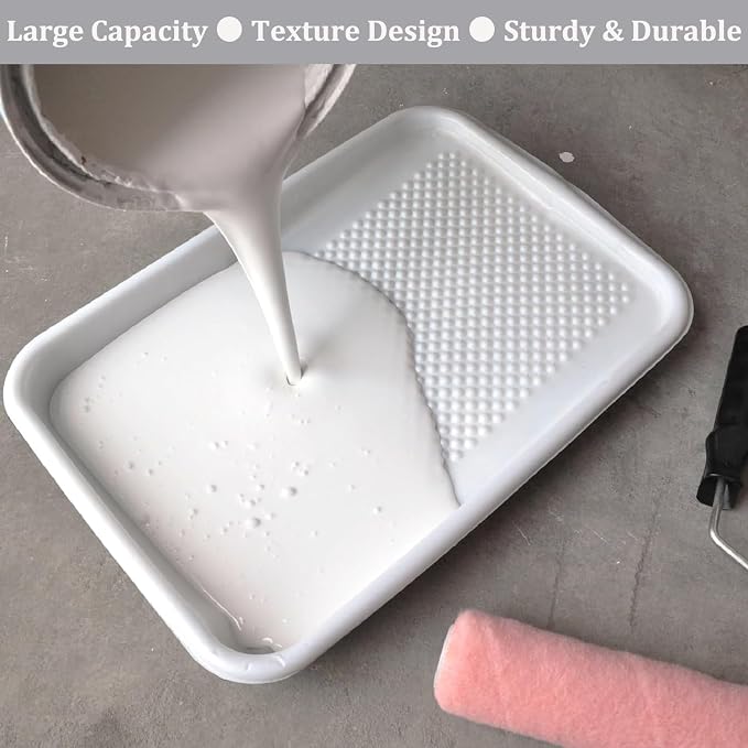 Great Andrew Paint Tray Liners 9 Inch, 13 Pack Disposable Paint Roller Tray - Image 5