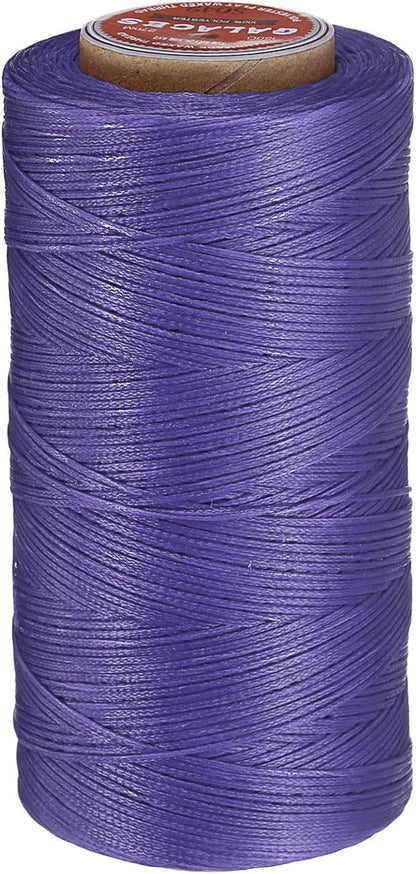 uxcell Flat Leather Sewing Waxed Thread, 270m / 295 Yards Polyester Wax String by uxcell