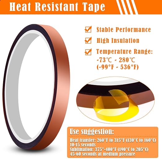 selizo Heat Tape High Temp Tape and Teflon Sheet - Image 6