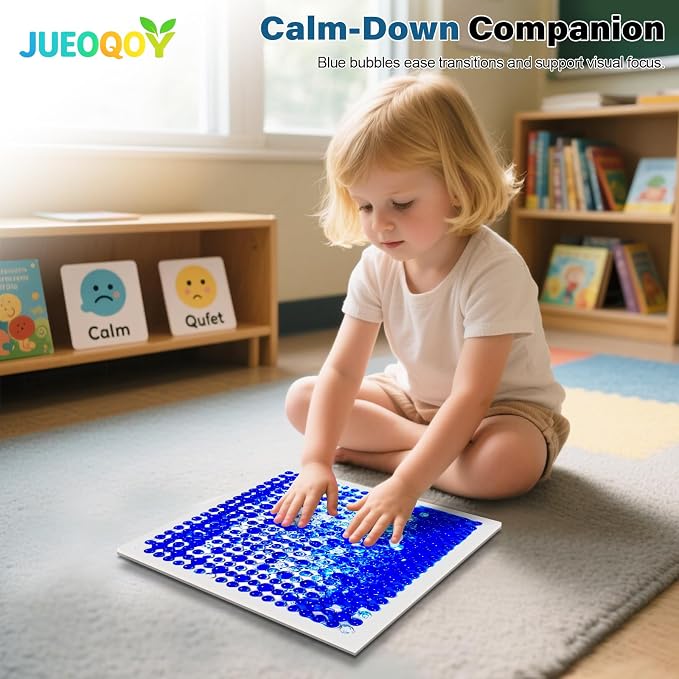 Liquid Sensory Floor Tiles for Kids Ages 3+, Interactive Color-Flow, Classroom - Image 2