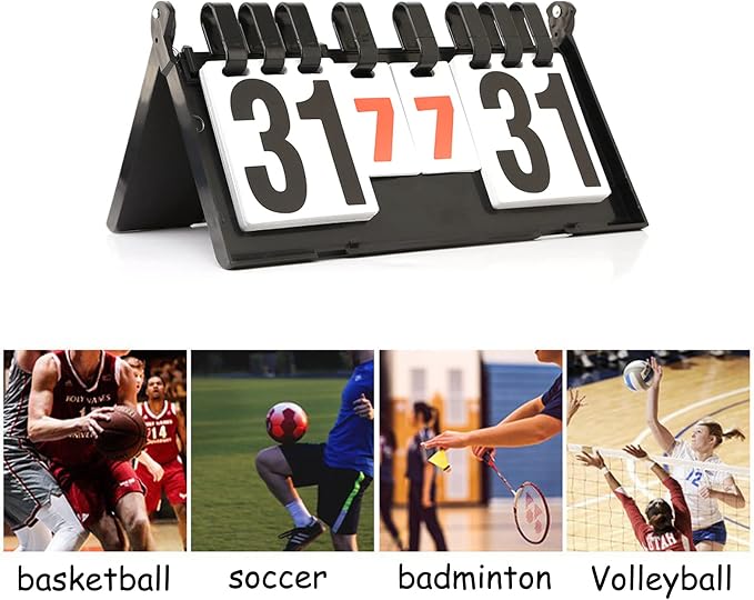 Portable Digital Scoreboard, Ping Pong Score Keeper Scoreboard - Image 3
