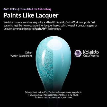 Gaahleri Kaleido Auto 24-Color Set – Water-Based Acrylic Airbrush Paint Kit - Image 3