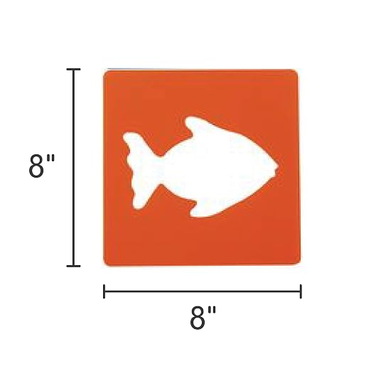 Colorations - EANST Animal Shape Stencils Set of 12 8" Plastic Stencils - Image 3