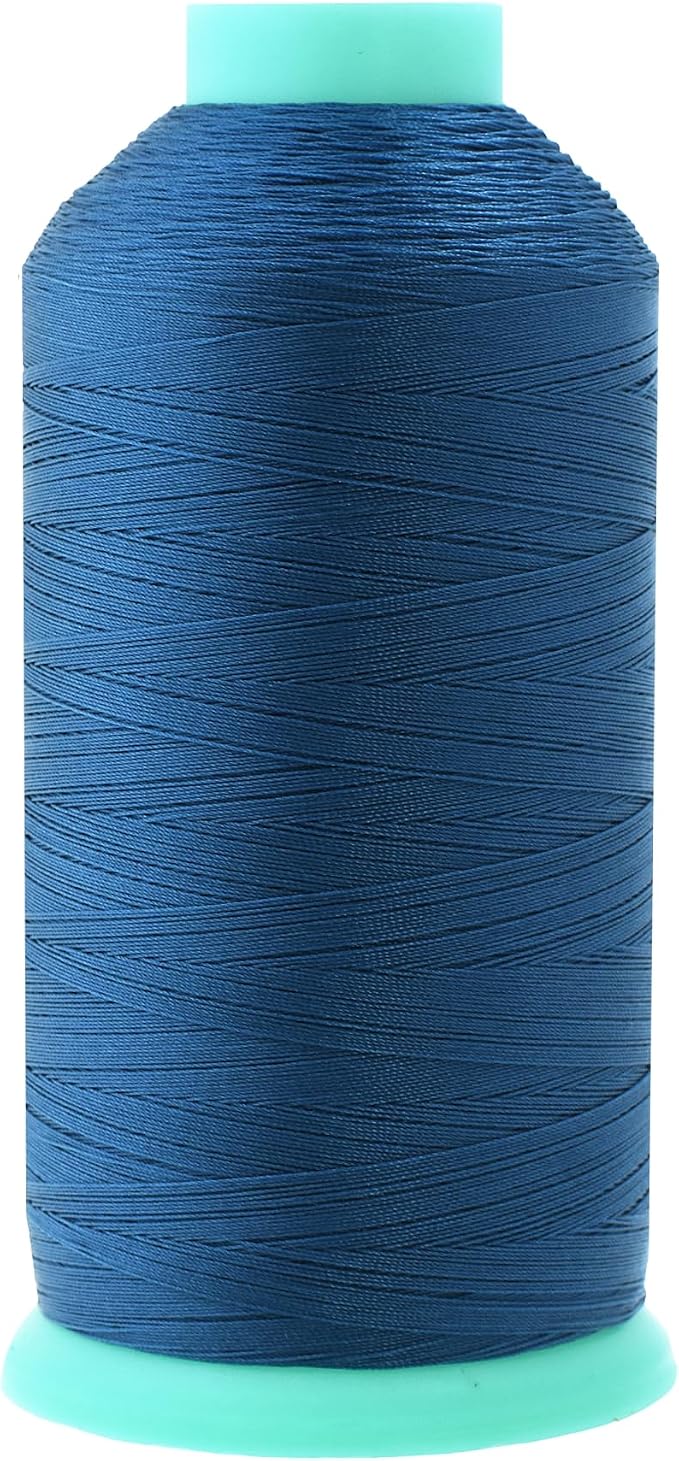 Mandala Crafts Bonded Nylon Thread Airforce Blue Heavy Duty Sewing Threads by MandalaCrafts