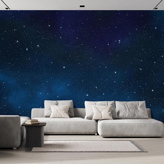 wall26 Wall Sticker/Wall Mural Beautiful Scenery of The Starry Night, Not Peel by wall26