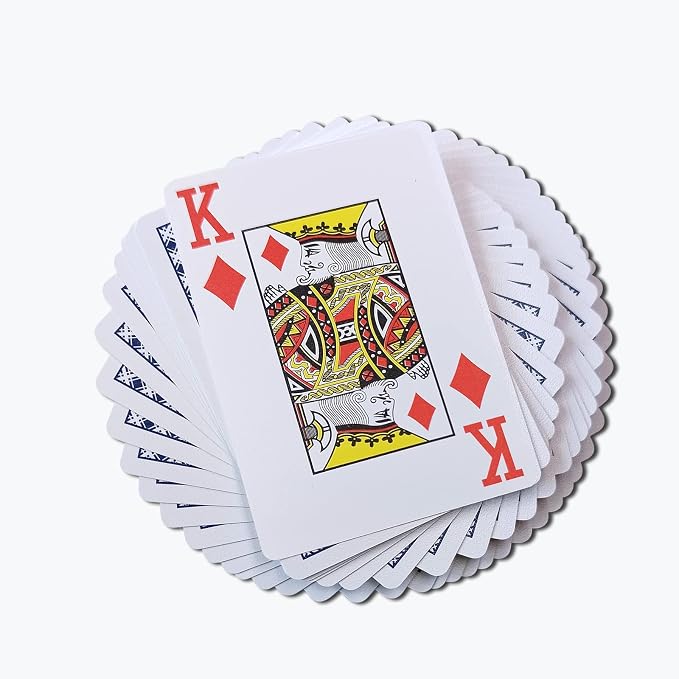 Plastic Playing Cards, Real Poker Size, Casino Quality, Jumbo Index, Waterproof - Image 5
