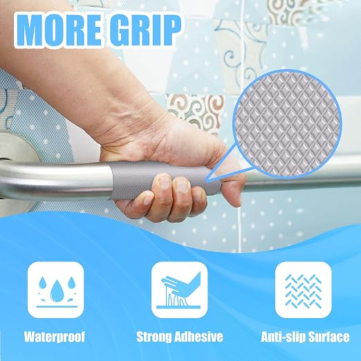 Rubber Grip Tape, Ultra-Thin Strong Adhesive Anti-Slip Waterproof Heat - Image 3