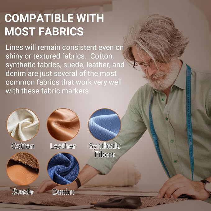 Fabric Chalk Markers -Erase Tailor’s Chalk - Image 6