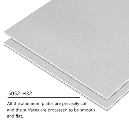 5052 H32 Aluminum Sheet Metal 12 x 12 x 1/8 Inch Flat Plain Aluminum Plate - Image 4