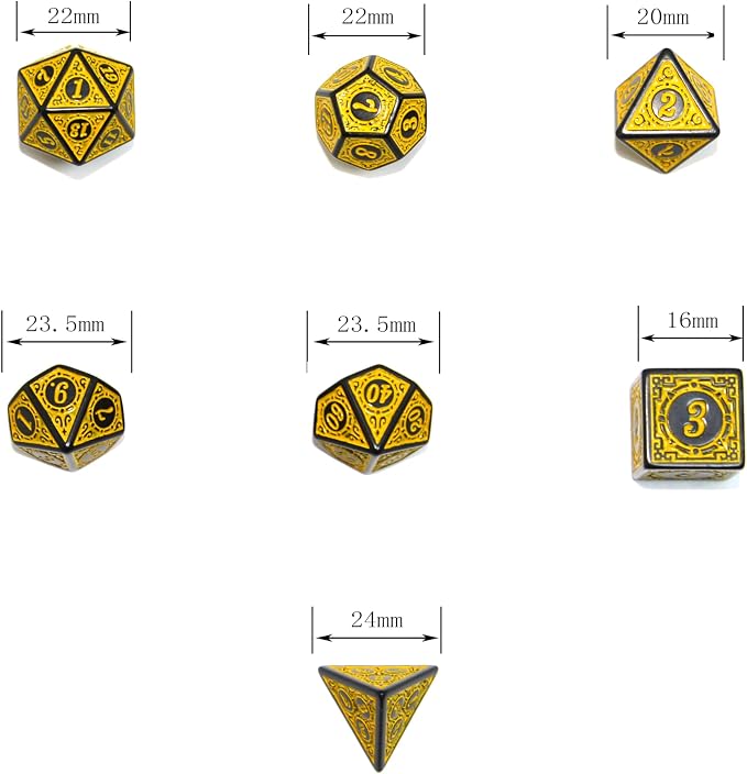 SmartDealsPro Double-Colors Polyhedral Dice Sets - Image 4