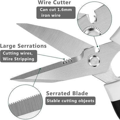 Utility Scissors Heavy Duty: sharp Scissors All Purpose heavy duty, Easy - Image 2