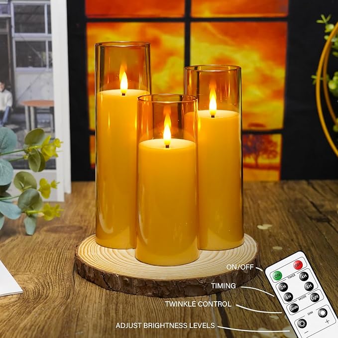 Flickering Flameless Candles Battery Operated - Image 3
