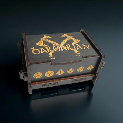 Dice Box - BLACK - 6x4x3 Also holds jewelry and great - Image 2