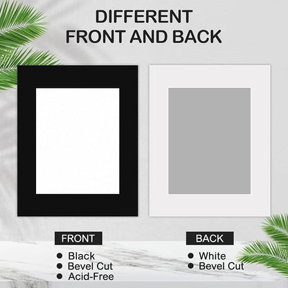 15 Pack 20x16 Black Picture Mats, Frame Mattes - Image 4
