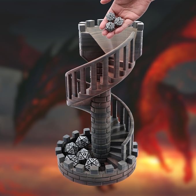 Wyvern Castle Dice Tower for Table Games, D&D & RPG Games, Perfect Table - Image 9