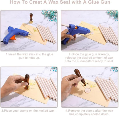 Yoption 15 Pieces Champagne Glue Gun Sealing Wax Sticks - Image 6