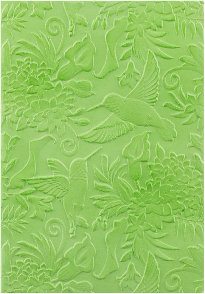 BAOFALI 3D Hummingbird and Flowers Embossing Folders by BAOFALI