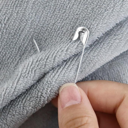 100 Pack Silver Safety Pins Assorted, Galvanized Steel Bulk Safety Pins - Image 3